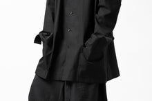 画像をギャラリービューアに読み込む, Y's BANG ON! No.120 CUFF ST CHINA SHIRT / AIR-TUMBLED COTTON (BLACK)