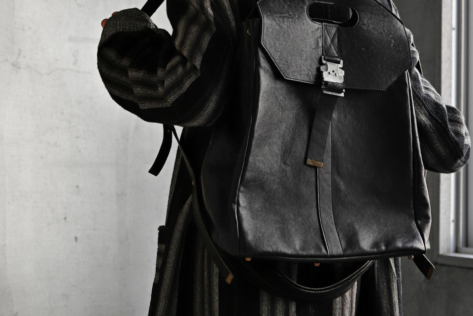 画像をギャラリービューアに読み込む, ierib BARK 2WAY HAND RUCKSACK / FVT Oiled Horse (BLACK)