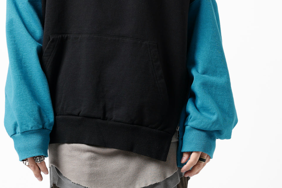 画像をギャラリービューアに読み込む, FACETASM ZIPPER SWEAT HOODIE (BLACK)