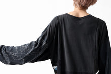 画像をギャラリービューアに読み込む, CHANGES VINTAGE REMAKE MULTI PANEL L-S TEE (BLACK #a)