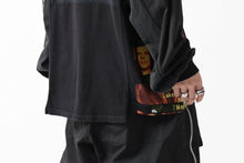 画像をギャラリービューアに読み込む, CHANGES VINTAGE REMAKE MULTI PANEL L-S TEE (BLACK #c)