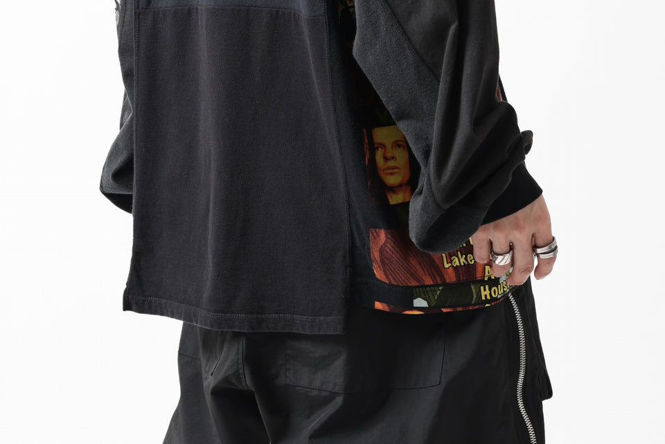 画像をギャラリービューアに読み込む, CHANGES VINTAGE REMAKE MULTI PANEL L-S TEE (BLACK #c)