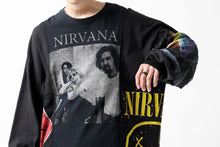 画像をギャラリービューアに読み込む, CHANGES VINTAGE REMAKE MULTI PANEL L-S TEE (BLACK #d)