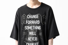 画像をギャラリービューアに読み込む, CHANGES VINTAGE REMAKE MULTI PANEL S-S TEE (BLACK #b)
