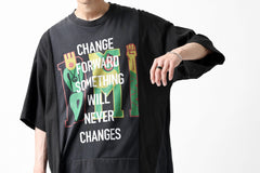 画像をギャラリービューアに読み込む, CHANGES VINTAGE REMAKE MULTI PANEL S/S TEE (BLACK #G)