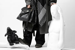 画像をギャラリービューアに読み込む, ierib BARK 2WAY HAND SHOULDER BAG / FVT Oiled Horse (BLACK)