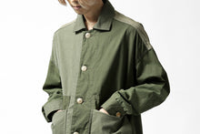 画像をギャラリービューアに読み込む, CHANGES VINTAGE REMAKE COVER ALL JACKET / US ARMY SCHLAFCOVER (KHAKI)