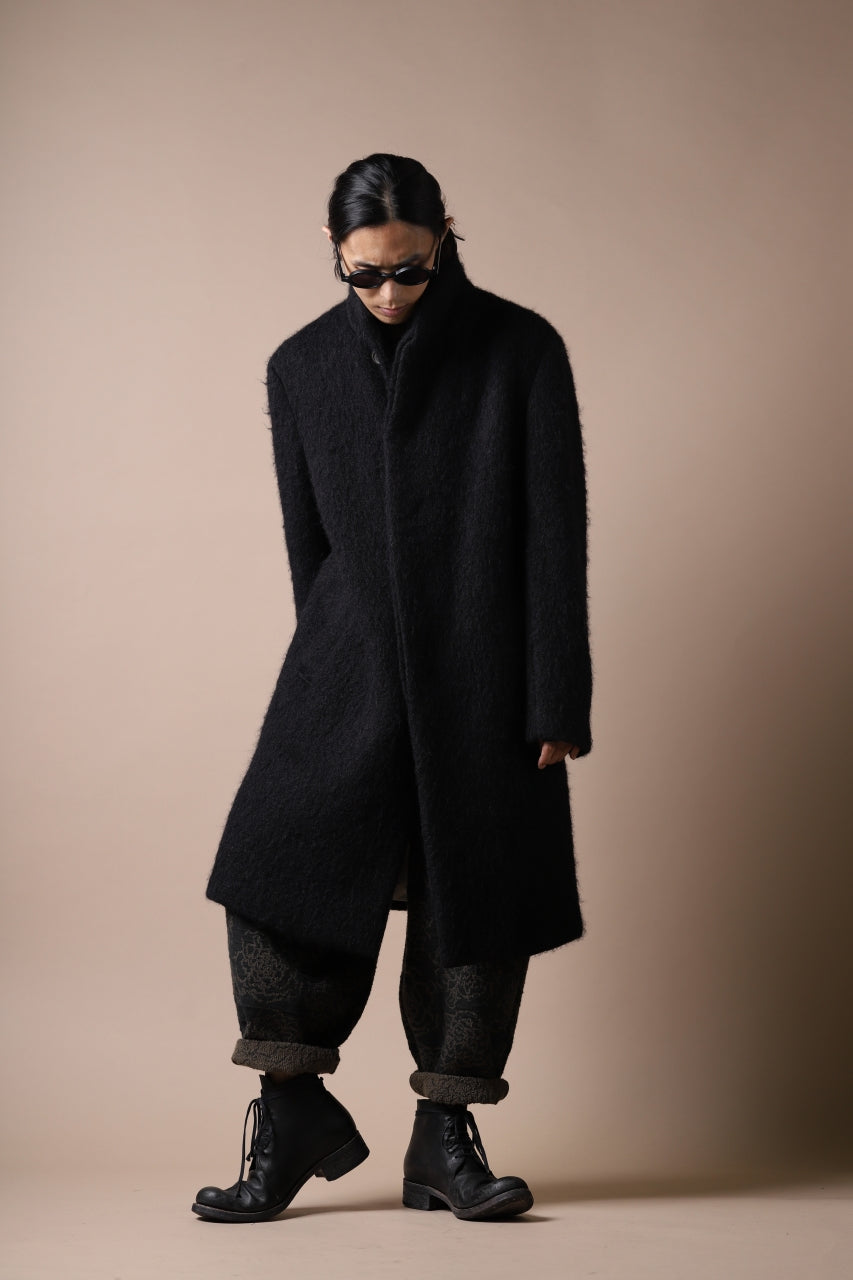 画像をギャラリービューアに読み込む, Aleksandr Manamis Loose Cropped Pant  / Jacquard (BLACK BROWN)