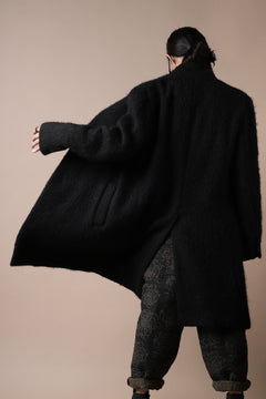画像をギャラリービューアに読み込む, forme d'expression High Neck Warm Coat (Black)