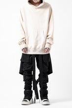 画像をギャラリービューアに読み込む, N/07 SEDITIOUS BONDAGE TROUSERS / BLEACHED BLACK DENIM (BLACK OVER DYED)