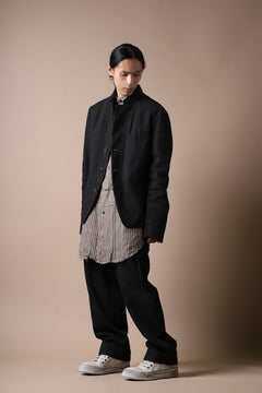 画像をギャラリービューアに読み込む, forme d'expression 5B Cropped Jacket (Off Black)
