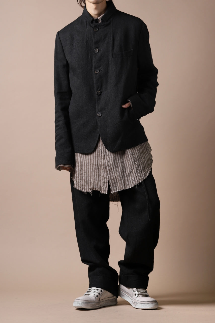 画像をギャラリービューアに読み込む, forme d&#39;expression 5B Cropped Jacket (Off Black)