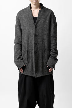 画像をギャラリービューアに読み込む, SOSNOVSKA HAIRY JERSEY JACKET (GREY)