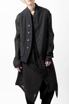 画像をギャラリービューアに読み込む, SOSNOVSKA CASHMERE WASHED VEST (BLACK)