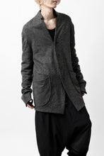 画像をギャラリービューアに読み込む, SOSNOVSKA HAIRY JERSEY JACKET (GREY)