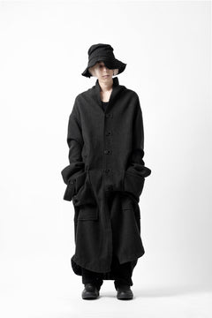 画像をギャラリービューアに読み込む, SOSNOVSKA FALLEN SLEEVES COAT (BLACK)