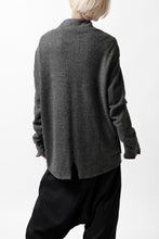 画像をギャラリービューアに読み込む, SOSNOVSKA HAIRY JERSEY JACKET (GREY)