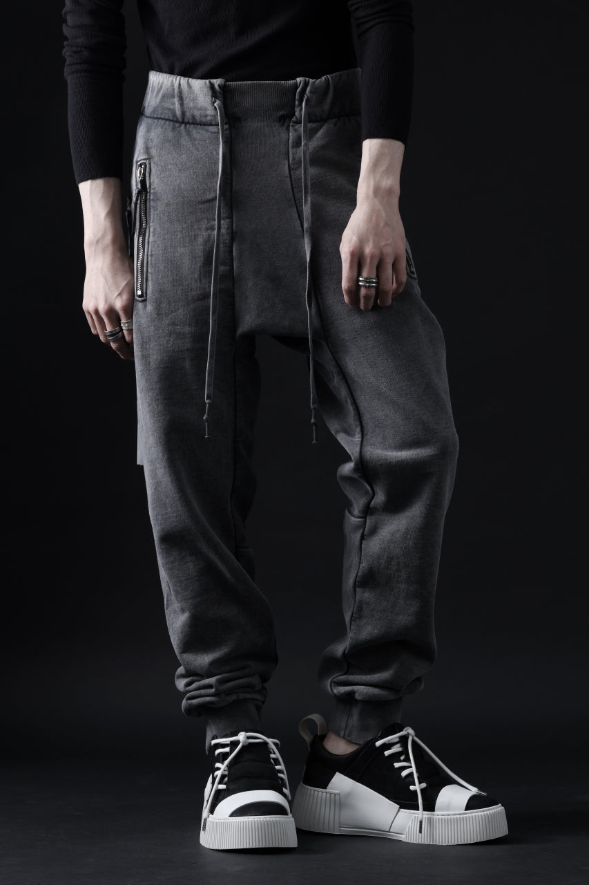 画像をギャラリービューアに読み込む, 11 BY BORIS BIDJAN SABERI JOGGER PANT / ACID OBJECT DYED &quot;P13-F-1235&quot; (HEAVY SWEAT / ACID GREY)