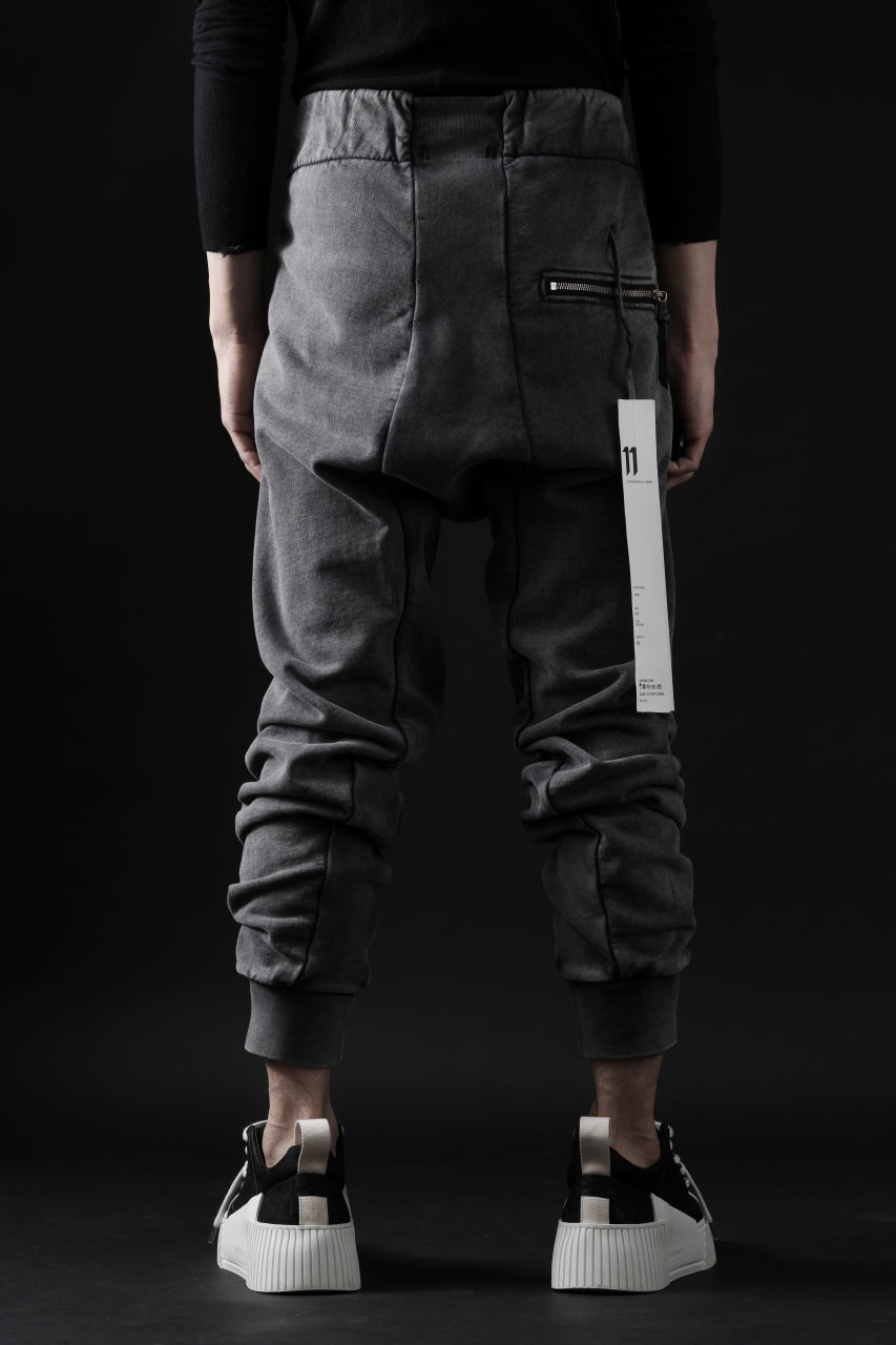 画像をギャラリービューアに読み込む, 11 BY BORIS BIDJAN SABERI JOGGER PANT / ACID OBJECT DYED "P13-F-1235" (HEAVY SWEAT / ACID GREY)