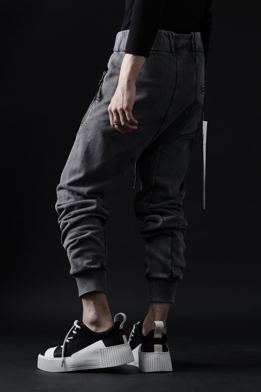 画像をギャラリービューアに読み込む, 11 BY BORIS BIDJAN SABERI JOGGER PANT / ACID OBJECT DYED "P13-F-1235" (HEAVY SWEAT / ACID GREY)