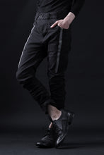 画像をギャラリービューアに読み込む, BORIS BIDJAN SABERI TIGHT FIT PANTS / OBJECT DYED & SEAM TAPED "P13.TF-FTS10001" (BLACK)
