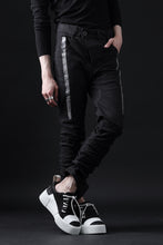 画像をギャラリービューアに読み込む, BORIS BIDJAN SABERI TIGHT FIT PANTS / OBJECT DYED &amp; SEAM TAPED &quot;P13.TF-FTS10001&quot; (BLACK)