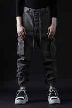 画像をギャラリービューアに読み込む, 11 BY BORIS BIDJAN SABERI CARGO POCKET PANTS / ACID OBJECT DYED "P21B-F-1481" (ACID GREY)