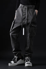 画像をギャラリービューアに読み込む, 11 BY BORIS BIDJAN SABERI CARGO POCKET PANTS / ACID OBJECT DYED "P21B-F-1481" (ACID GREY)
