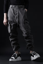 画像をギャラリービューアに読み込む, 11 BY BORIS BIDJAN SABERI CARGO POCKET PANTS / ACID OBJECT DYED "P21B-F-1481" (ACID GREY)