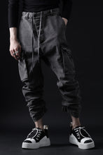 画像をギャラリービューアに読み込む, 11 BY BORIS BIDJAN SABERI CARGO POCKET PANTS / ACID OBJECT DYED "P21B-F-1481" (ACID GREY)