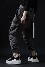 画像をギャラリービューアに読み込む, 11 BY BORIS BIDJAN SABERI CARGO POCKET PANTS / ACID OBJECT DYED "P21B-F-1481" (ACID GREY)