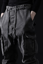 画像をギャラリービューアに読み込む, 11 BY BORIS BIDJAN SABERI CARGO POCKET PANTS / ACID OBJECT DYED "P21B-F-1481" (ACID GREY)