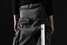画像をギャラリービューアに読み込む, 11 BY BORIS BIDJAN SABERI CARGO POCKET PANTS / ACID OBJECT DYED "P21B-F-1481" (ACID GREY)