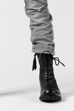 画像をギャラリービューアに読み込む, 11 BY BORIS BIDJAN SABERI LOW-DROPPED CROTCH BAGGY PANT "P4C-F-1481" (STRETCH DENIM / ICE GREY)
