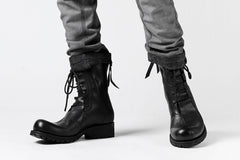 画像をギャラリービューアに読み込む, 11 BY BORIS BIDJAN SABERI LOW-DROPPED CROTCH BAGGY PANT "P4C-F-1481" (STRETCH DENIM / ICE GREY)