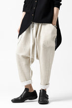 Load image into Gallery viewer, SOSNOVSKA ASCETIC DOUBLEFACE PANTS (BEIGE x WHITE)