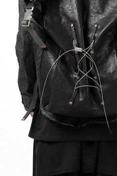 画像をギャラリービューアに読み込む, ierib roll top ruck sack #2 / FVT Oiled Horse (BLACK)