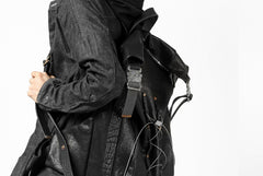 画像をギャラリービューアに読み込む, ierib roll top ruck sack #2 / FVT Oiled Horse (BLACK)