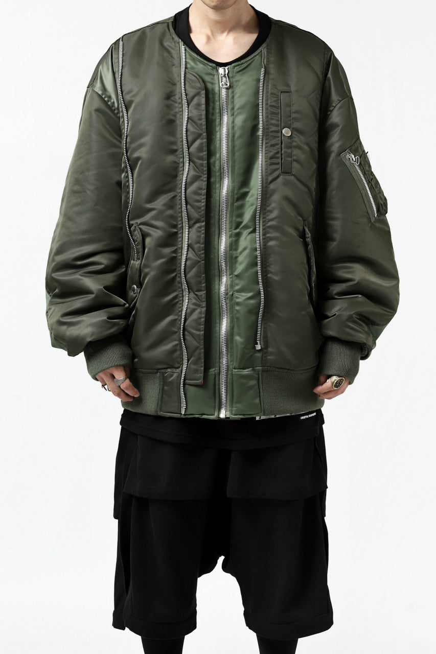画像をギャラリービューアに読み込む, FACETASM BUG MA-1 JACKET (KHAKI)
