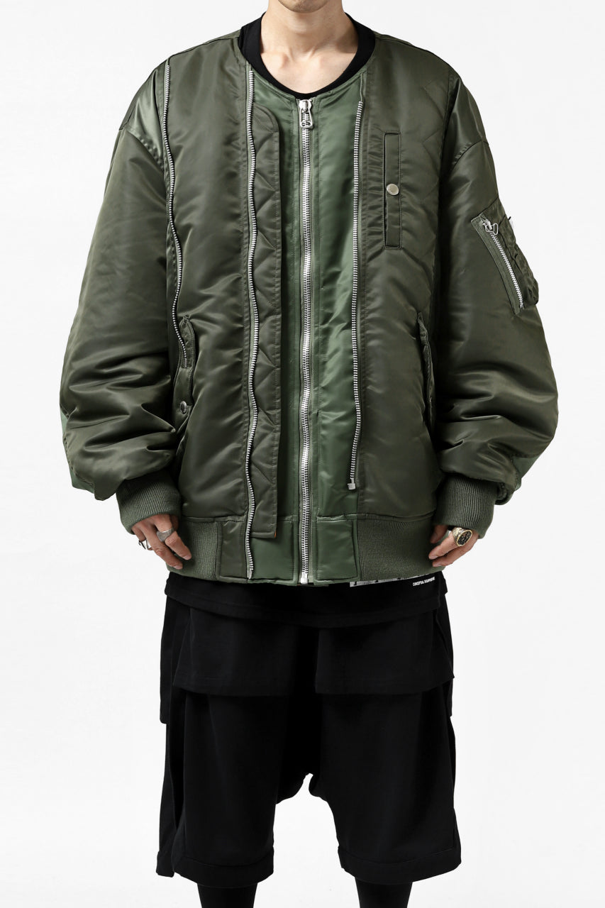 画像をギャラリービューアに読み込む, FACETASM BUG MA-1 JACKET (KHAKI)