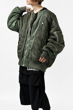 画像をギャラリービューアに読み込む, FACETASM BUG MA-1 JACKET (KHAKI)