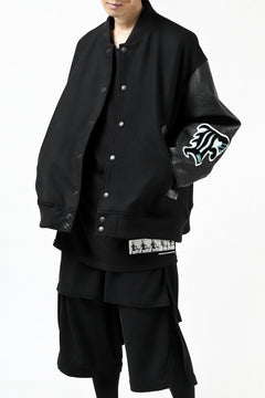 画像をギャラリービューアに読み込む, FACETASM "F" STADIUM JACKET (BLACK)