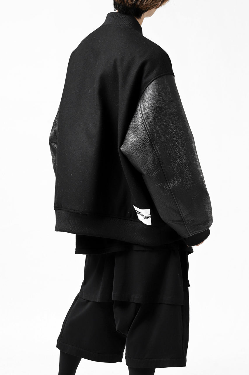 画像をギャラリービューアに読み込む, FACETASM "F" STADIUM JACKET (BLACK)