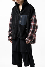 画像をギャラリービューアに読み込む, FACETASM CHECK ZIPPER SHIRT (RED)