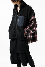 画像をギャラリービューアに読み込む, FACETASM HIGH-LOW ZIPPER FLEECE JACKET (BLACK)