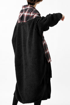 画像をギャラリービューアに読み込む, FACETASM CHECK ZIPPER SHIRT (RED)