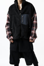 画像をギャラリービューアに読み込む, FACETASM CHECK ZIPPER SHIRT (RED)