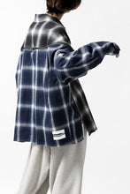 画像をギャラリービューアに読み込む, FACETASM CHECK ZIPPER SHIRT (BLACK)