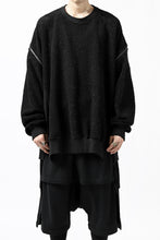 画像をギャラリービューアに読み込む, FACETASM FLEECE ZIPPER SWEAT PULLOVER (BLACK)