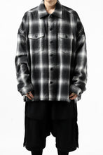 画像をギャラリービューアに読み込む, FACETASM CHECK ZIPPER SHIRT (BLACK)